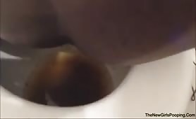 Liquid shit from black girl