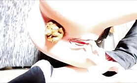HD poop show from beautiful tight asshole 