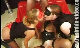 Scat dolls enjoying sticky shit party 