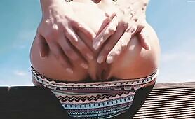 Phat ass babe ass fingering 