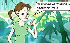 A break in the adventure- Cartoon scat