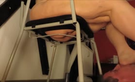 Busty wife shitting on her husband
