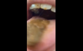 Woman Stuffs Shit Into Her Pussy and Eats the Mess