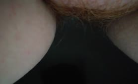 Hairy babe shitting in toilet