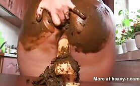 Babe Drops a Huge Load