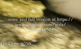 Nasty wife and hot scat fuck 