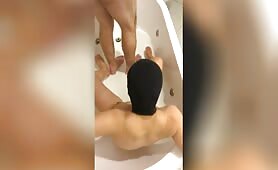 Shit smothered sluts fuck hard in spa