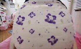 Blonde Babe Rides a Cock and Shits in Her Diaper