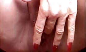 Busty Lady Plays With Her Ass and Pussy in Panties